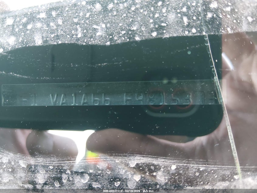 2015 Subaru Wrx VIN: JF1VA1A66F9815373 Lot: 44331114