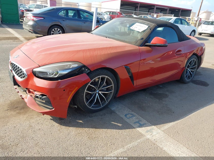 Vin: wbahf3c09lww57991, lot: 44827606, bmw z4 sdrive30i 20202