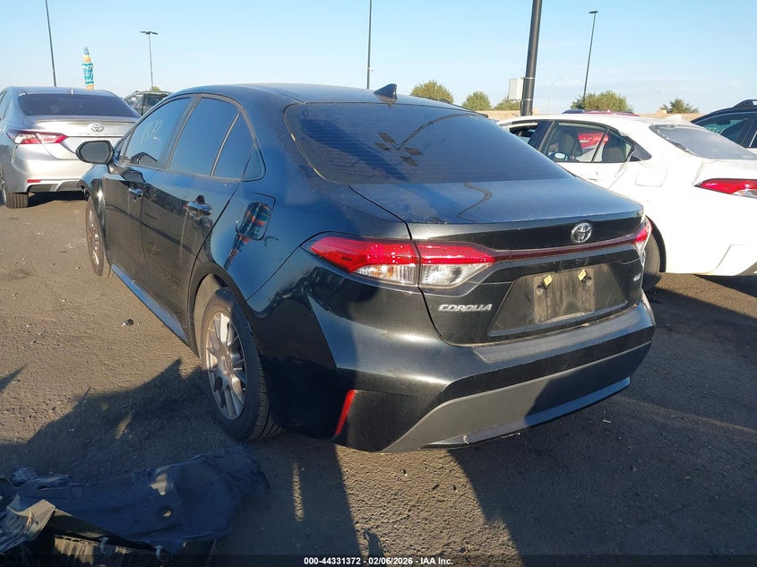 VIN JTDEPRAE6LJ105625 2020 TOYOTA COROLLA LE