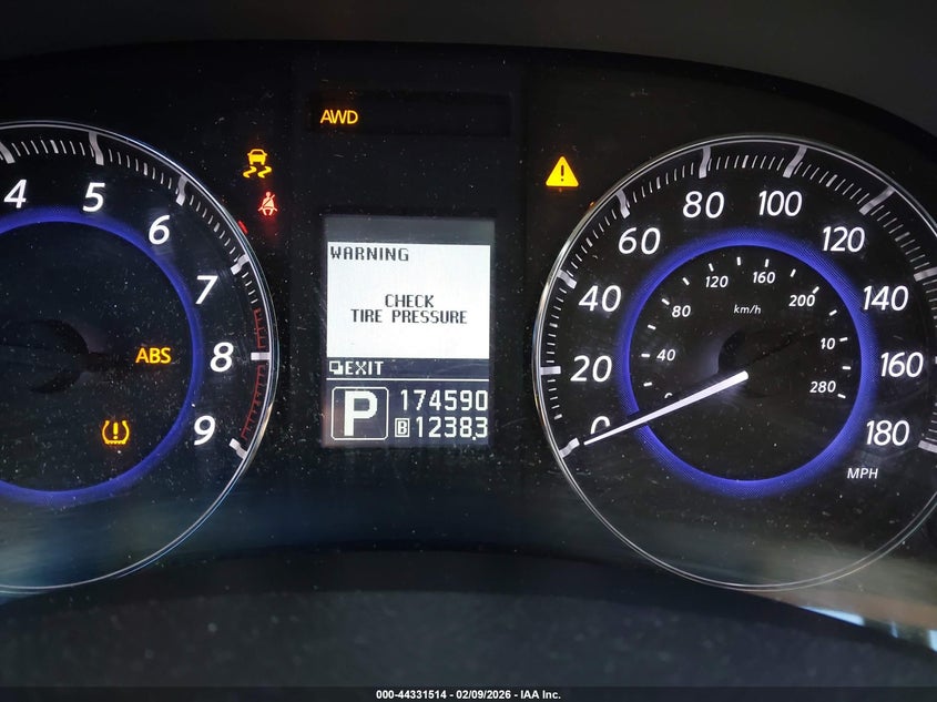 2012 Infiniti Fx35 VIN: JN8AS1MW9CM152184 Lot: 44331514