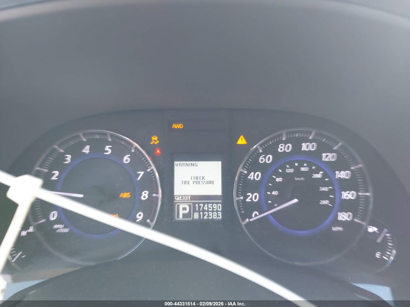 2012 Infiniti Fx35 VIN: JN8AS1MW9CM152184 Lot: 44331514