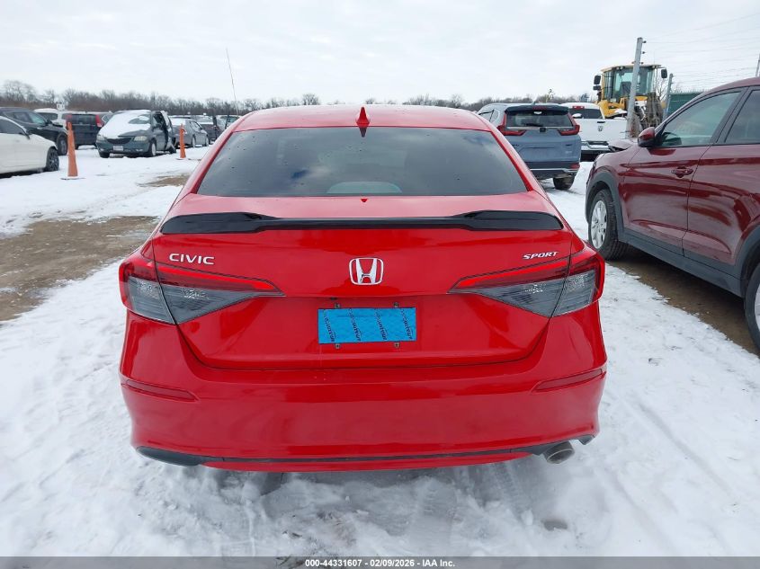 2022 Honda Civic Sport VIN: 2HGFE2F54NH601832 Lot: 44331607