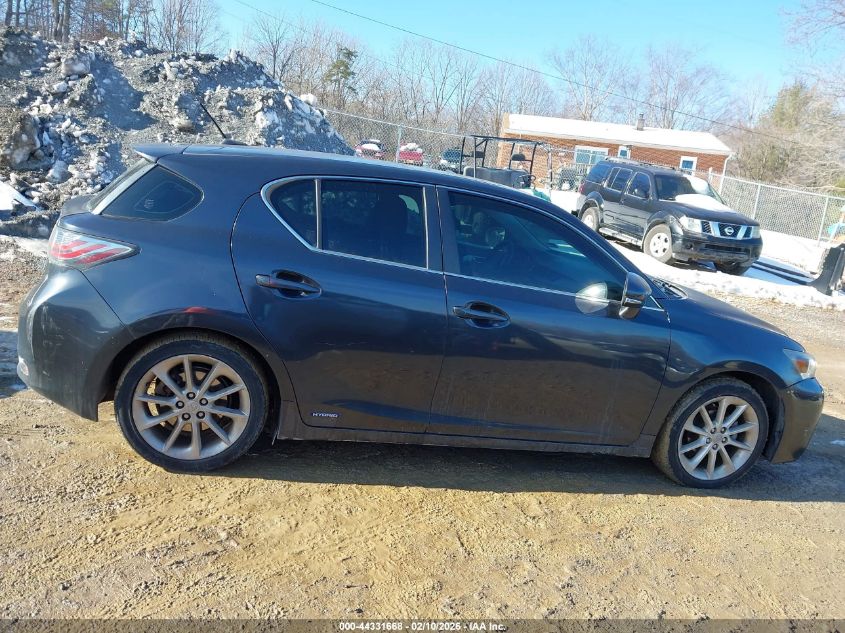 2011 Lexus Ct 200H Premium VIN: JTHKD5BH8B2020998 Lot: 44331668