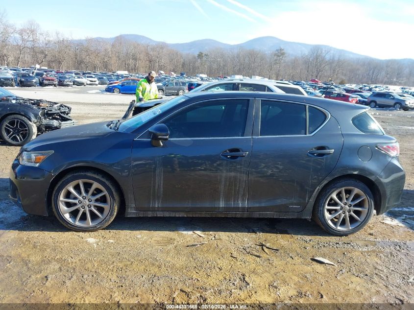 2011 Lexus Ct 200H Premium VIN: JTHKD5BH8B2020998 Lot: 44331668