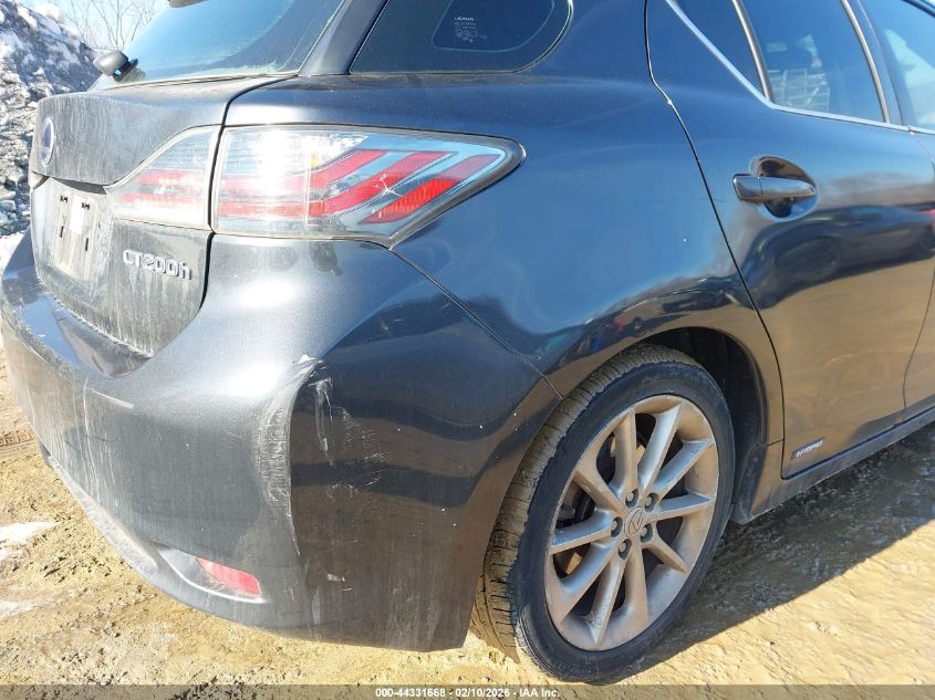 2011 Lexus Ct 200H Premium VIN: JTHKD5BH8B2020998 Lot: 44331668