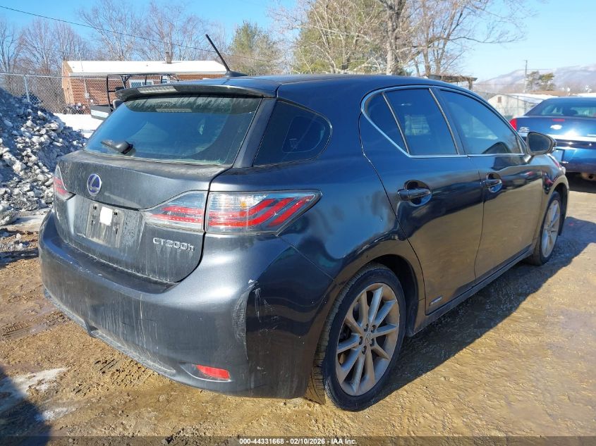 2011 Lexus Ct 200H Premium VIN: JTHKD5BH8B2020998 Lot: 44331668