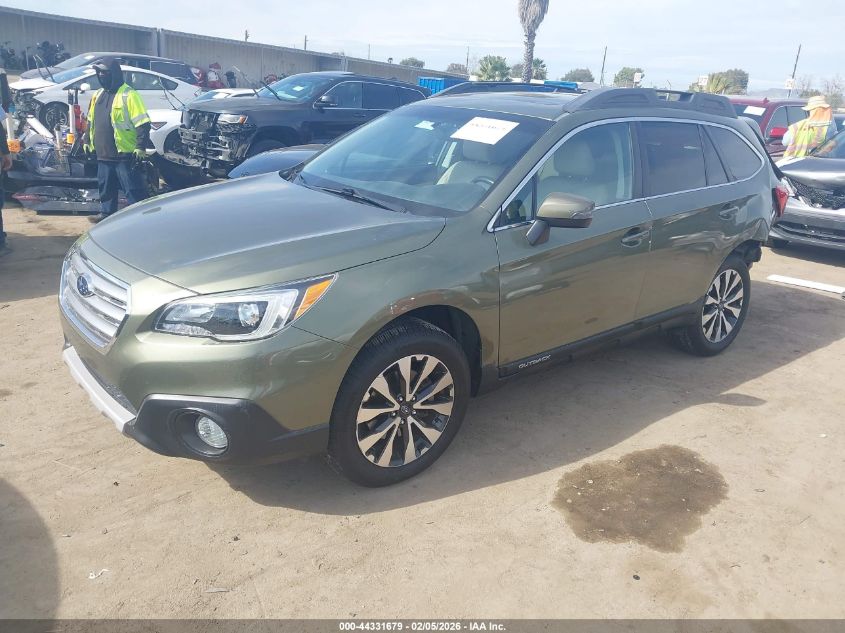 2016 Subaru Outback 2.5I Limited