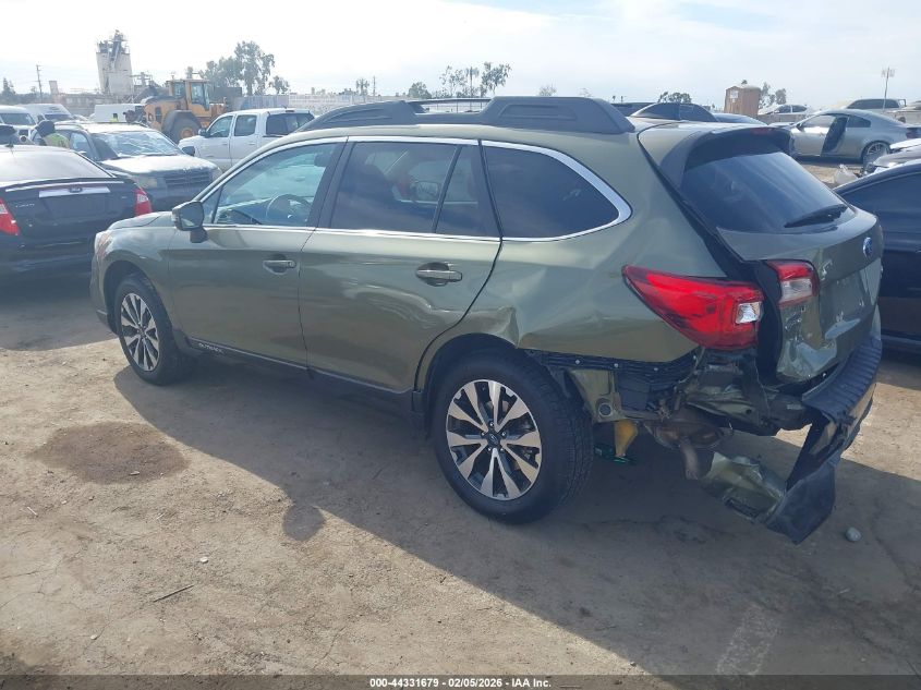 2016 Subaru Outback 2.5I Limited