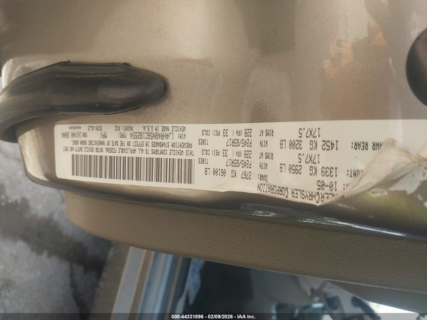 2006 Jeep Grand Cherokee Laredo VIN: 1J4HR48N56C182554 Lot: 44331896