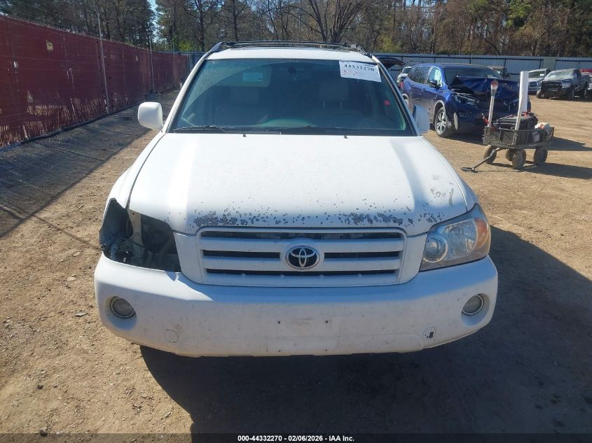 2004 Toyota Highlander Limited V6 VIN: JTEDP21A840040313 Lot: 44332270