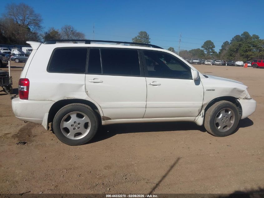 2004 Toyota Highlander Limited V6 VIN: JTEDP21A840040313 Lot: 44332270