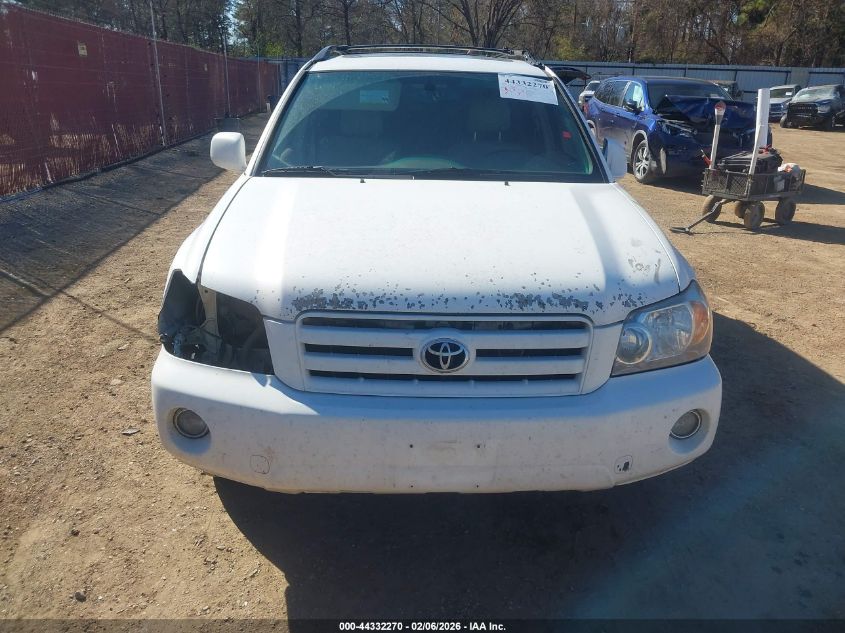 2004 Toyota Highlander Limited V6 VIN: JTEDP21A840040313 Lot: 44332270