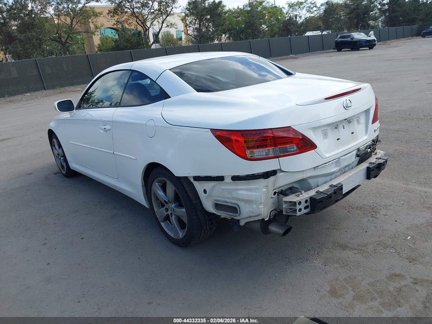 Vin: jthfe2c25b2505364, lot: 44828764, lexus is 350c 20113