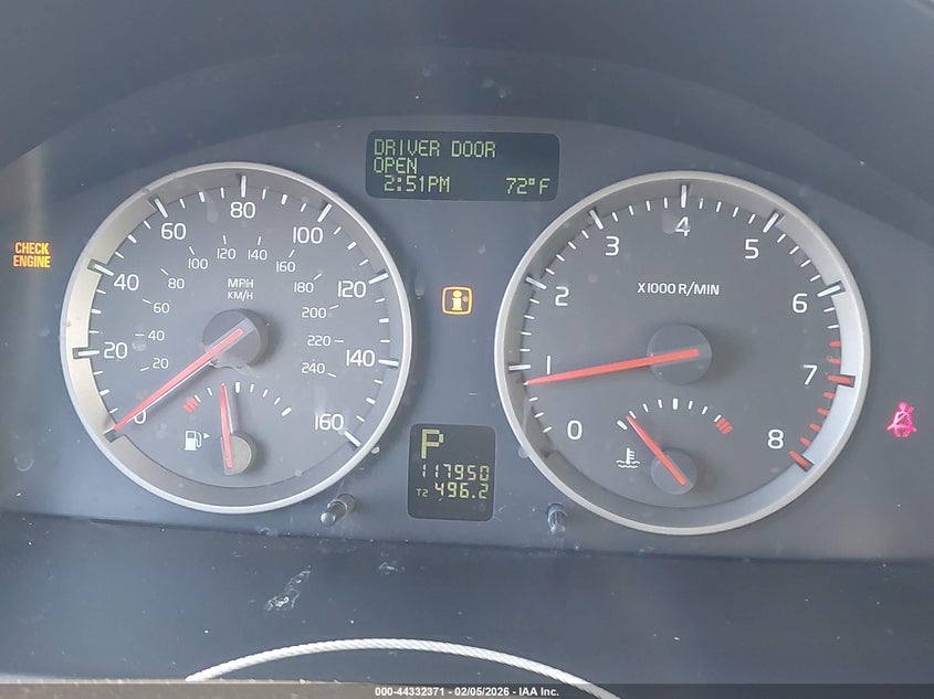 2006 Volvo S40 2.4I VIN: YV1MS382462152700 Lot: 44332371