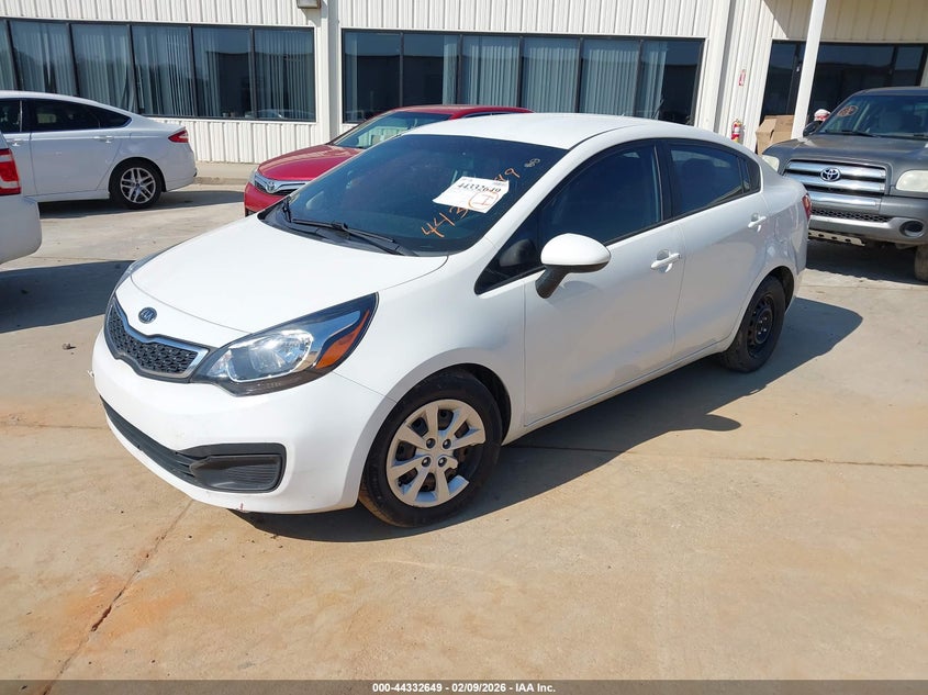 Vin: knadn4a37e6343182, lot: 44829078, kia rio ex 20142