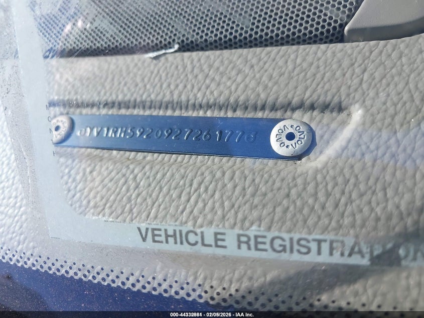 2009 Volvo S60 2.5T/2.5T Special Edition VIN: YV1RH592092726177 Lot: 44332881