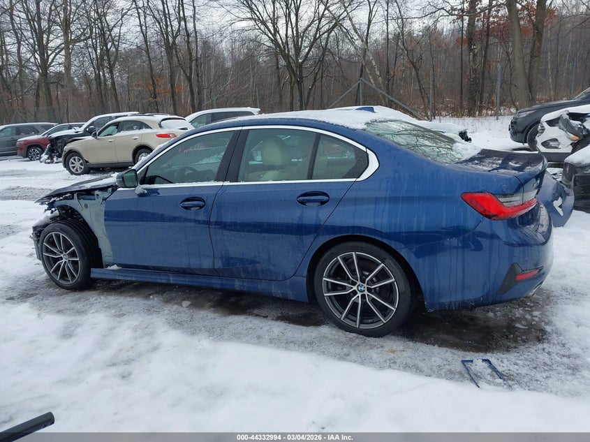2021 BMW 330I xDrive VIN: 3MW5R7J02M8B58223 Lot: 44332994