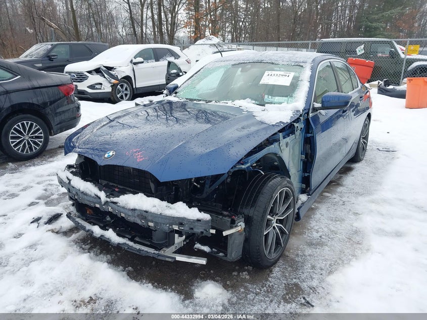2021 BMW 330I xDrive VIN: 3MW5R7J02M8B58223 Lot: 44332994