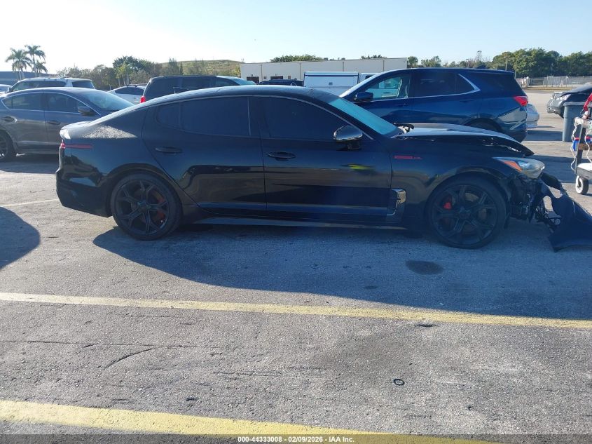 2019 Kia Stinger Gt1 VIN: KNAE45LC2K6057777 Lot: 44333008