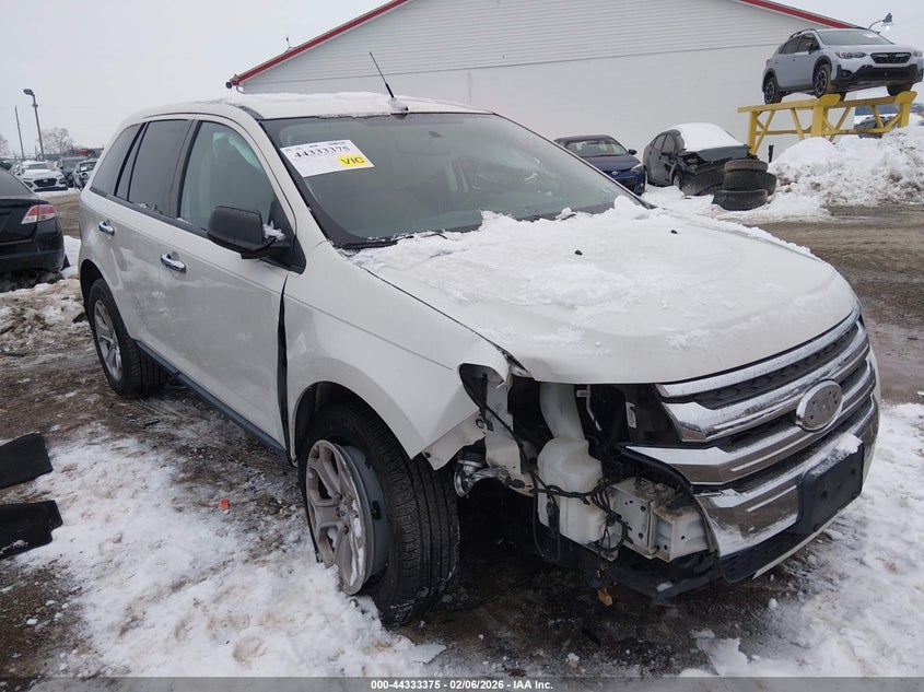 2012 Ford Edge 3.5 Se white Lot 111044333375 Vin 2FMDK4GC9CBA30955