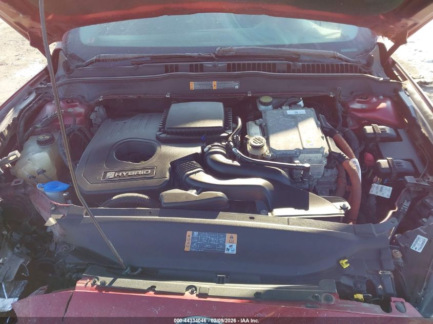 2014 Ford Fusion Hybrid Titanium VIN: 3FA6P0RU5ER340527 Lot: 44334046