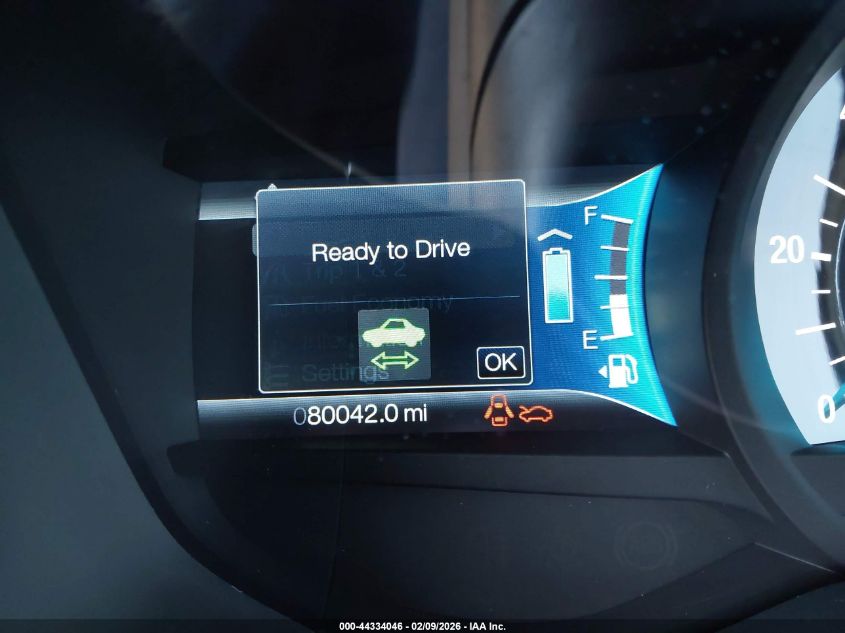 2014 Ford Fusion Hybrid Titanium VIN: 3FA6P0RU5ER340527 Lot: 44334046