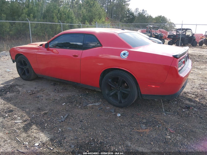 Vin: 2c3cdzag3fh839733, lot: 44830524, dodge challenger sxt 20153