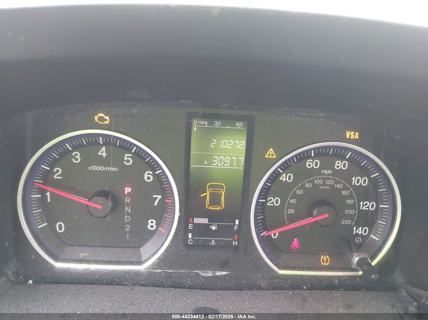 2008 Honda Cr-V Lx VIN: JHLRE48358C030543 Lot: 44334412