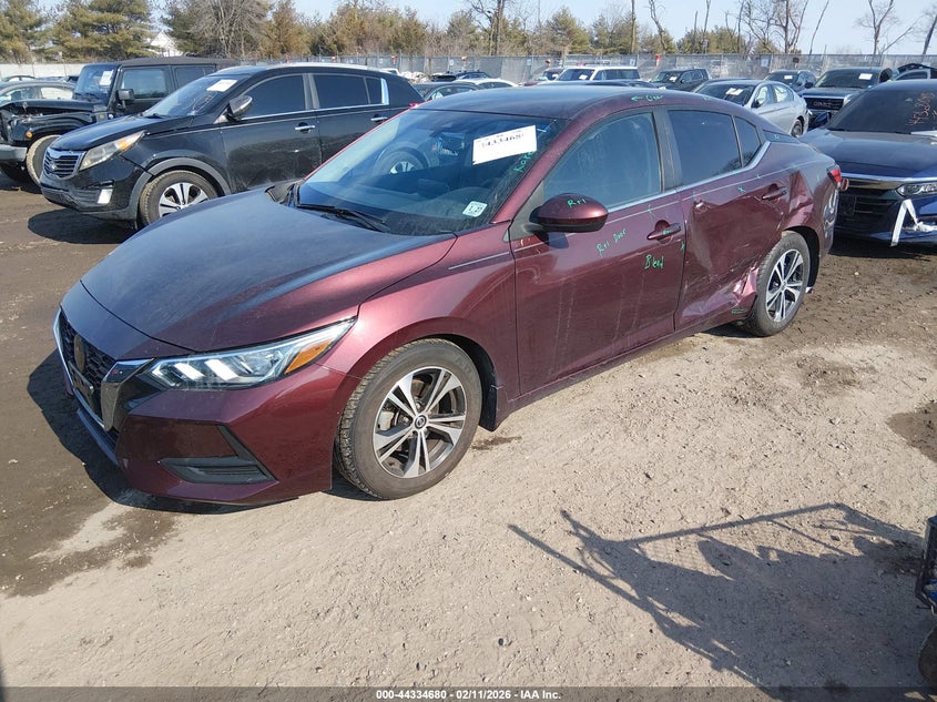 2022 Nissan Sentra Sv Xtronic Cvt