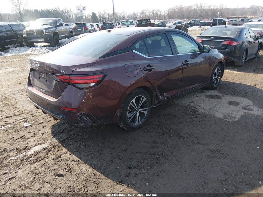 2022 Nissan Sentra Sv Xtronic Cvt
