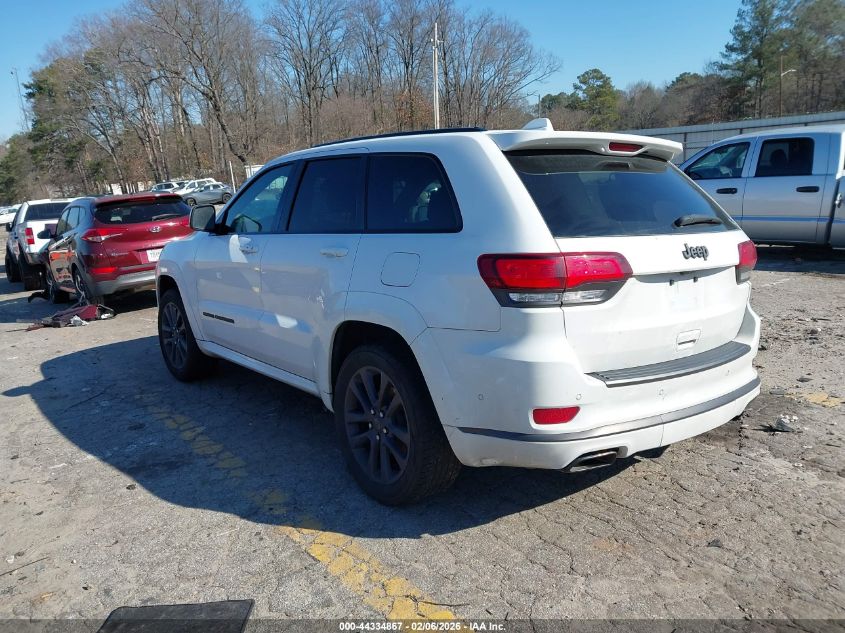 2018 Jeep Grand Cherokee High Altitude 4X2