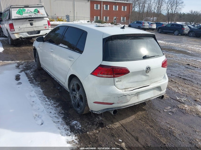 2018 Volkswagen Golf Gti 2.0T Autobahn/2.0T S/2.0T Se