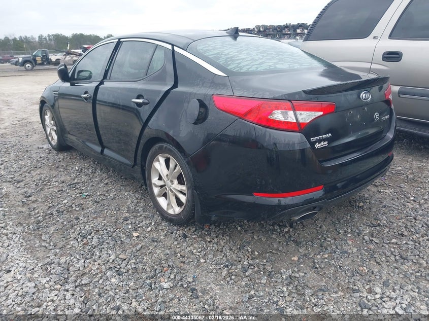 2012 Kia Optima 2.0 Sx black Lot 111044335067 Vin 5XXGR4A68CG003827