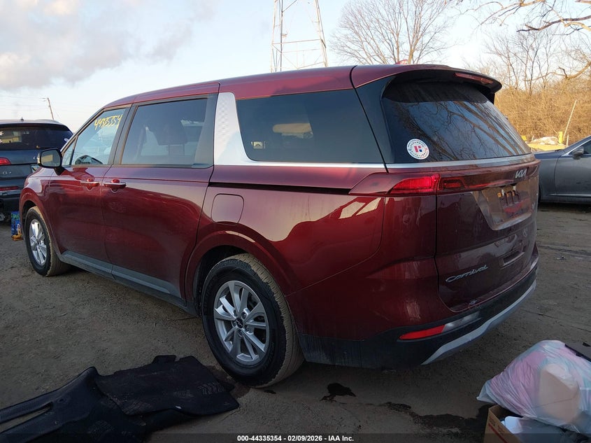 2022 Kia Carnival Mpv Lx Seat Package