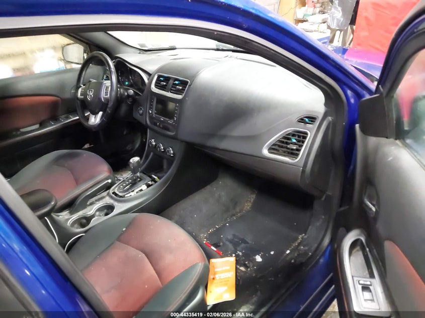2012 Dodge Avenger 3.6 Sxt Plus blue Lot 111044335419 Vin 1C3CDZEG3CN165502