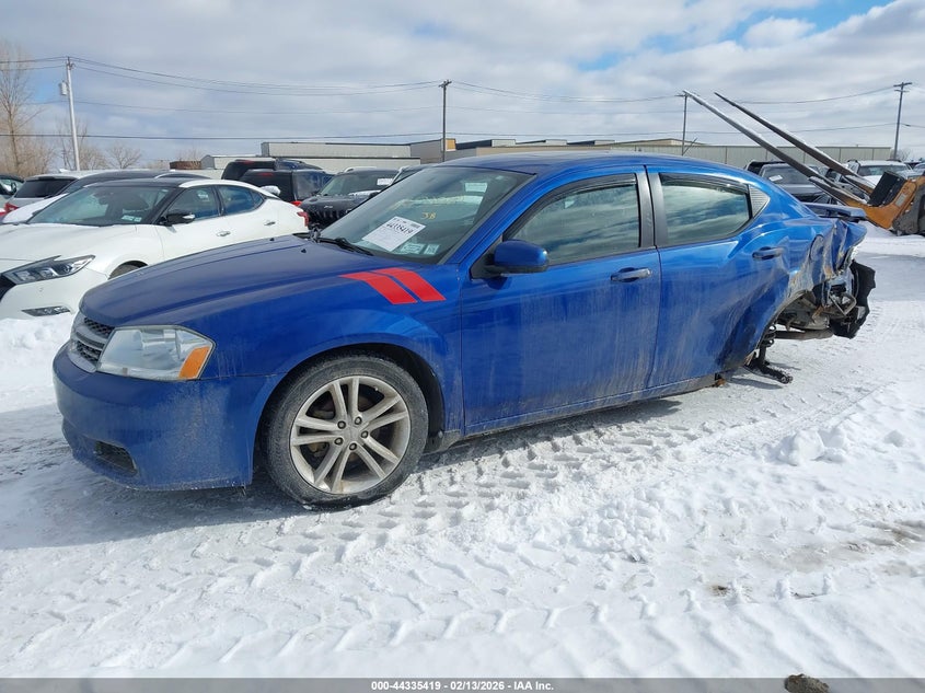 Vin: 1c3cdzeg3cn165502, lot: 44831861, dodge avenger sxt plus 20122
