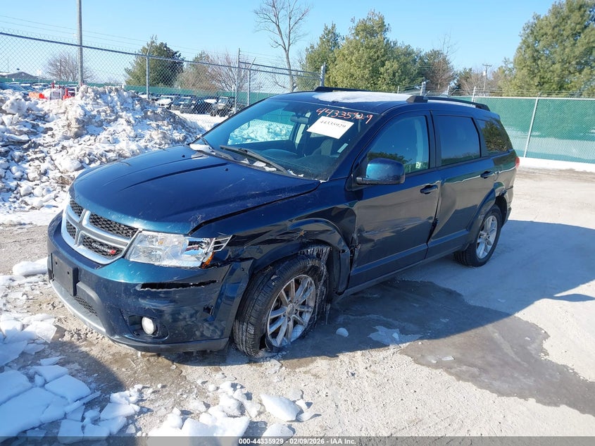 3C4PDDBGXFT620208 2015 Dodge Journey 3.6 Sxt blue