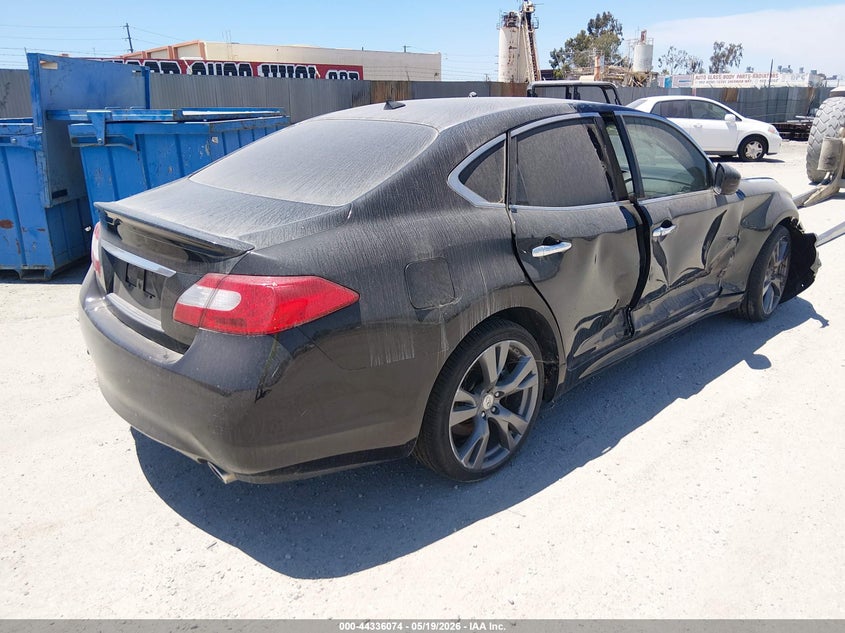 Vin: jn1by1ap2bm320387, lot: 44832515, infiniti m37 20114