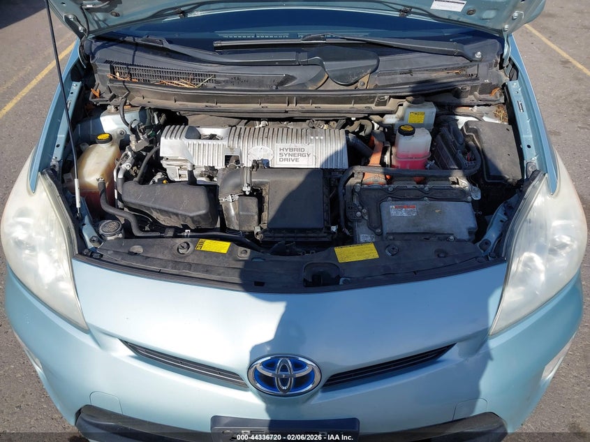 2012 Toyota Prius 1.8 Three turquoise Lot 111044336720 Vin JTDKN3DU4C1584474