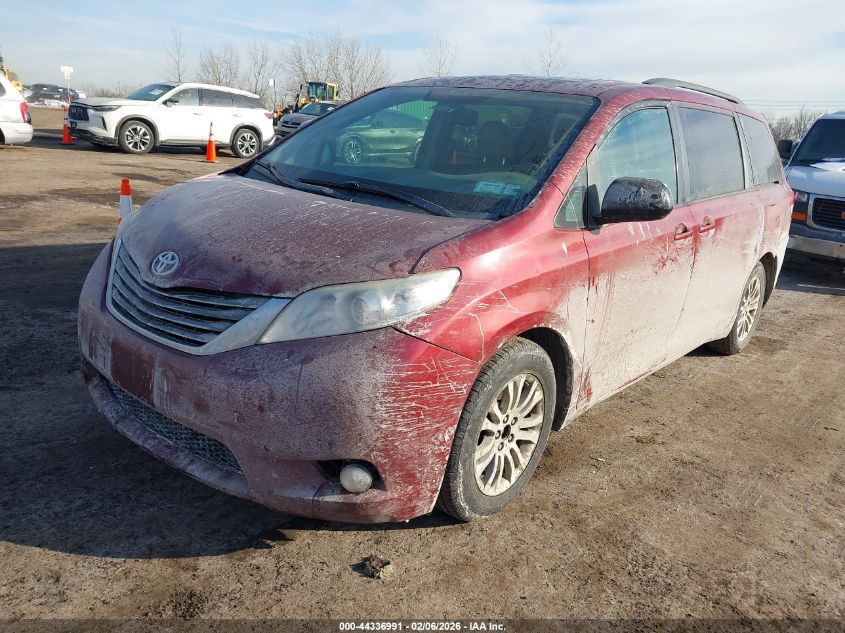 2013 Toyota Sienna Xle V6 8 Passenger