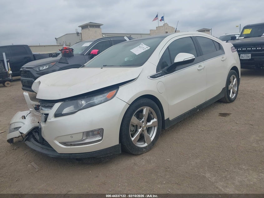 2012 Chevrolet Volt white Lot 111044337122 Vin 1G1RB6E45CU101475