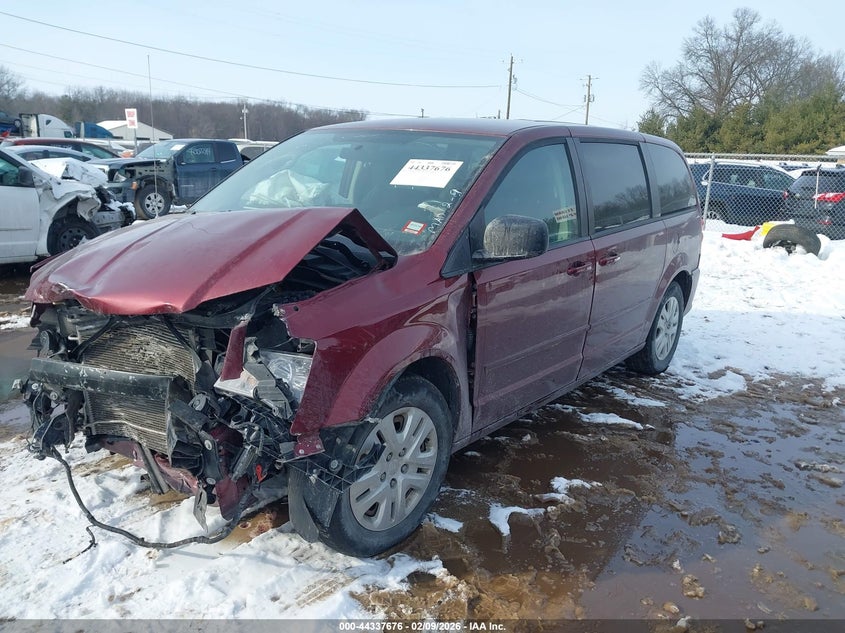 Vin: 2c4rdgbg7hr564017, lot: 44834116, dodge grand caravan se 20172