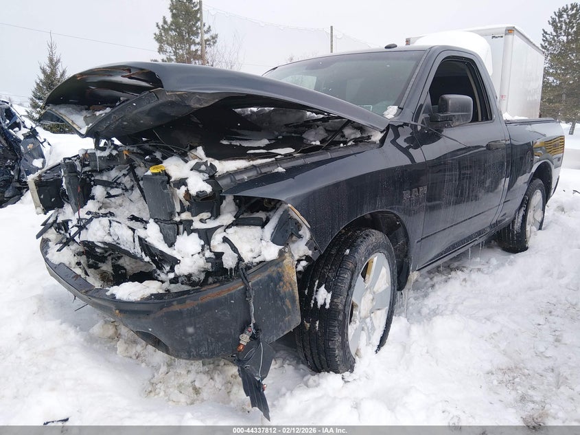 Vin: 3c6jr6ag3gg217306, lot: 44834253, ram 1500 tradesman 20162