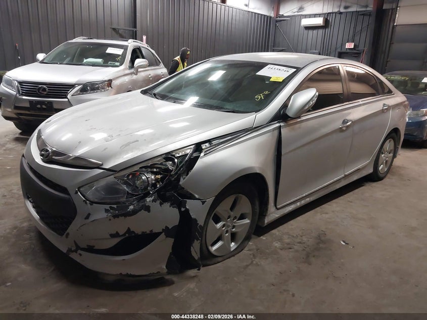 2012 Hyundai Sonata 2.4 Hybrid silver Lot 111044338248 Vin KMHEC4A49CA060908