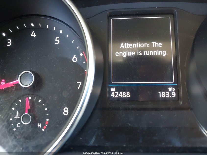 2020 Volkswagen Tiguan 2.0T S VIN: 3VV1B7AX1LM134442 Lot: 44338690