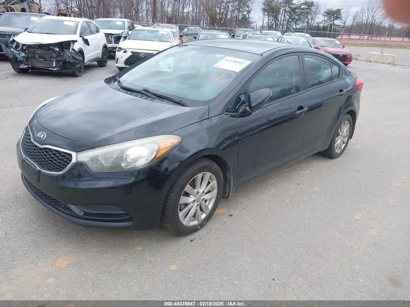 Vin: knafx4a67e5047937, lot: 44835388, kia forte lx 20142