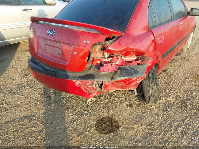 2007 Kia Rio Lx VIN: KNADE123X76230939 Lot: 44339289