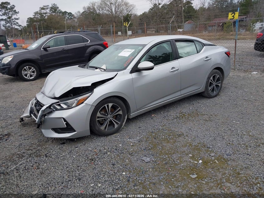 2022 Nissan Sentra Sv Xtronic Cvt