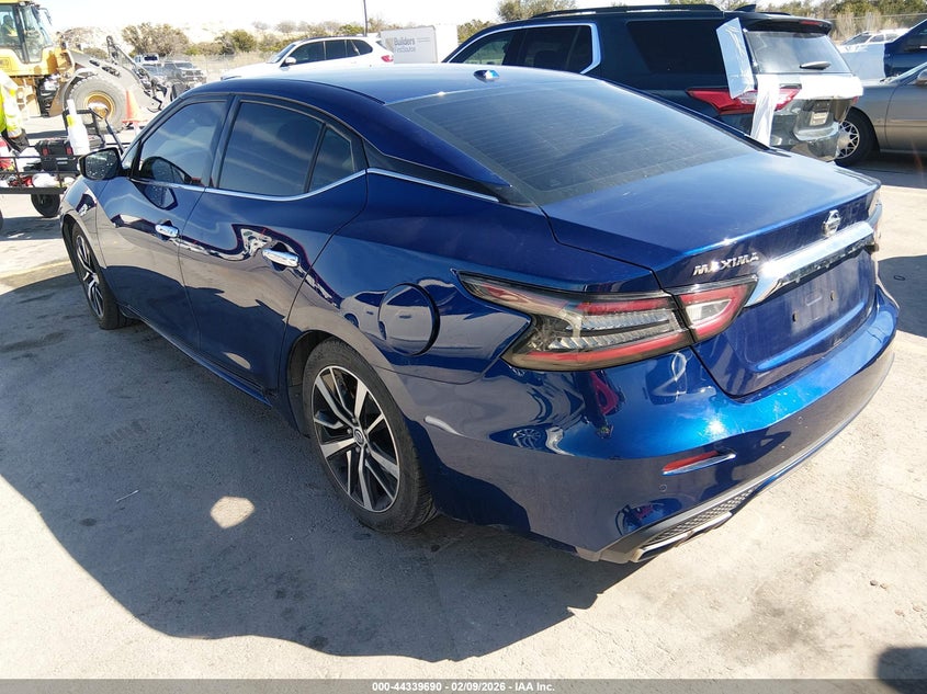 Vin: 1n4aa6cv3mc509375, lot: 44836131, nissan maxima sv xtronic cvt 20213