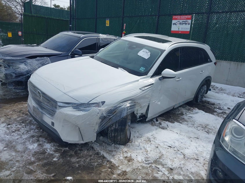 Vin: jm3kkbhd5s1232569, lot: 44836152, mazda cx-90 3.3 turbo preferred package 20252